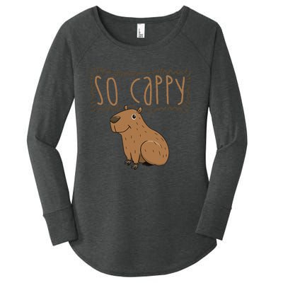 Capybara Women's Perfect Tri Tunic Long Sleeve Shirt