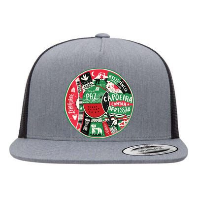 Capoeira Flat Bill Trucker Hat