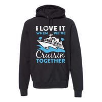 Cool Cruise Art Men Women Cruise Ship Couple Family Vacation Premium Hoodie