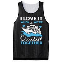 Cool Cruise Art Men Women Cruise Ship Couple Family Vacation Mesh Reversible Basketball Jersey Tank