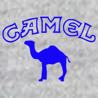 CAMEL V-Neck T-Shirt