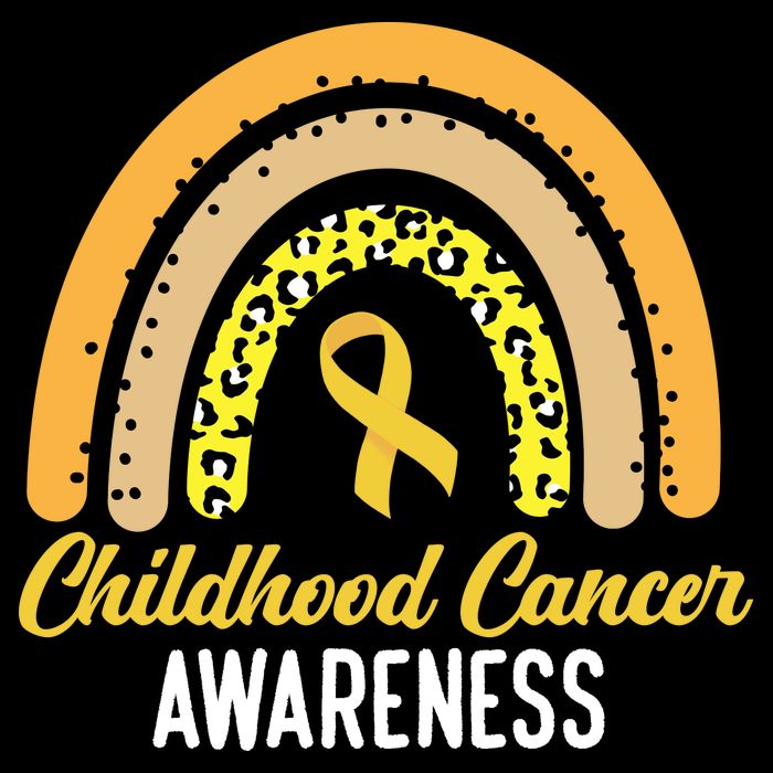 Childhood Cancer Awareness Rainbow Gold Ribbon Visor