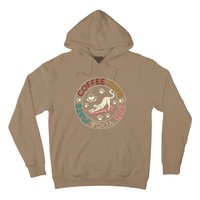 Coffee Cats And Yoga Mats Funny Cats And Yoga Lover Hoodie