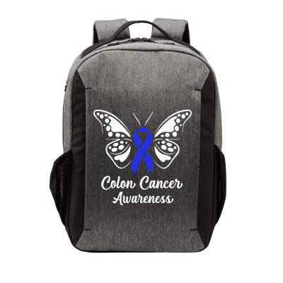 Colon Cancer Awareness Colorectal Cancer Blue Butterfly Vector Backpack
