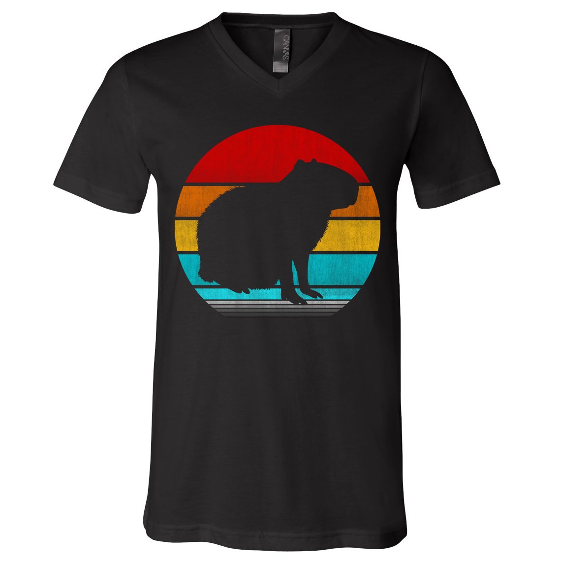 Capybara V-Neck T-Shirt