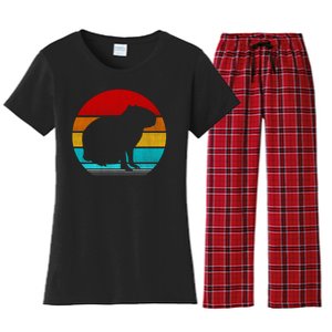 Capybara Women's Flannel Pajama Set