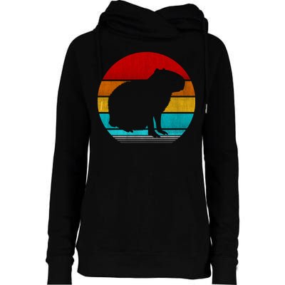Capybara Womens Funnel Neck Pullover Hood