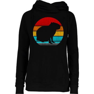 Capybara Womens Funnel Neck Pullover Hood