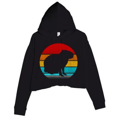 Capybara Crop Fleece Hoodie