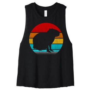 Capybara Women's Racerback Cropped Tank