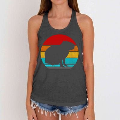 Capybara Women's Knotted Racerback Tank