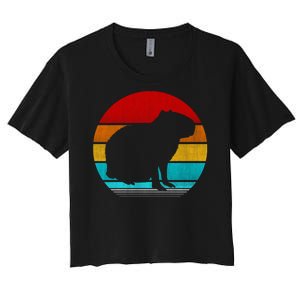 Capybara Women's Crop Top Tee