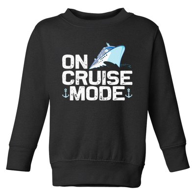 Cool Cruise Art For Cruise Ship Cruising Lovers Toddler Sweatshirt