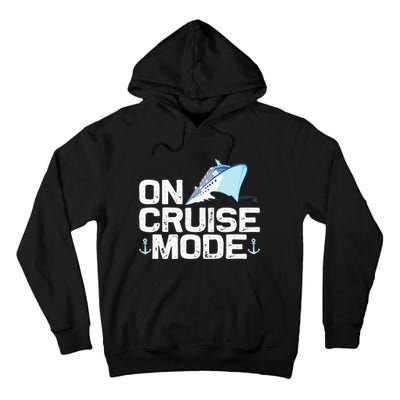 Cool Cruise Art For Cruise Ship Cruising Lovers Tall Hoodie