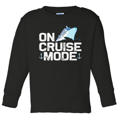 Cool Cruise Art For Cruise Ship Cruising Lovers Toddler Long Sleeve Shirt