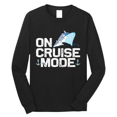 Cool Cruise Art For Cruise Ship funny Cruising Lovers Long Sleeve Shirt