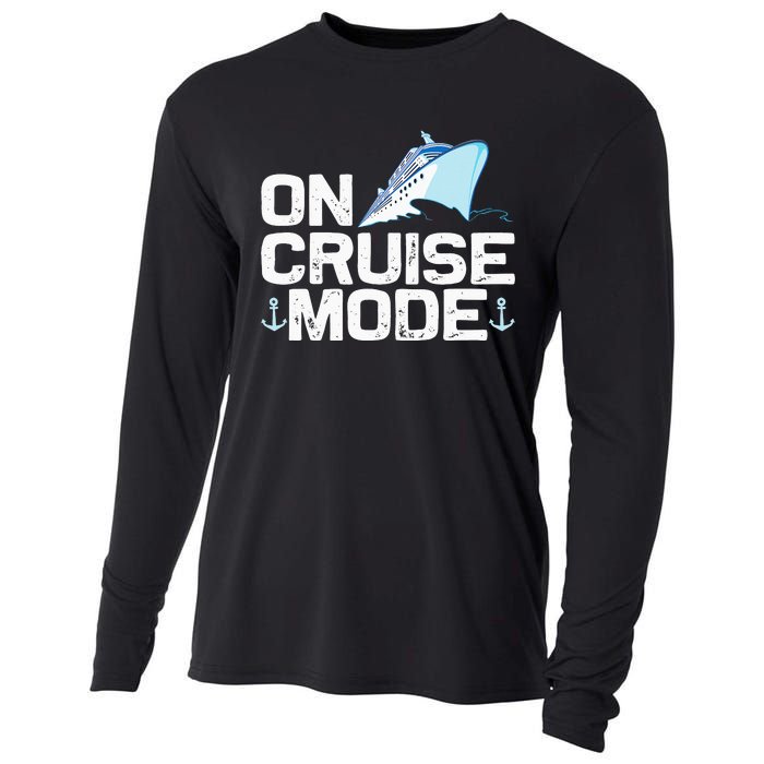 Cool Cruise Art For Cruise Ship funny Cruising Lovers Cooling Performance Long Sleeve Crew