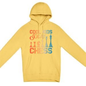 Cool Chess Art Chess Lover Chess Player Premium Pullover Hoodie