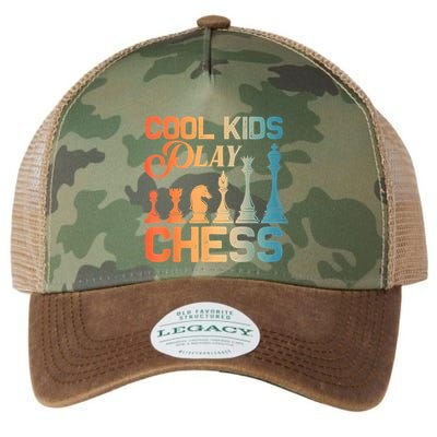 Cool Chess Art Chess Lover Chess Player Legacy Tie Dye Trucker Hat