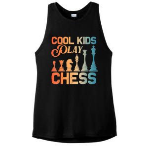 Cool Chess Art Chess Lover Chess Player Ladies PosiCharge Tri-Blend Wicking Tank