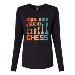 Cool Chess Art Chess Lover Chess Player Womens Cotton Relaxed Long Sleeve T-Shirt