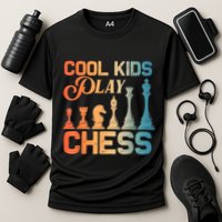 Cool Chess Art Chess Lover Chess Player Performance Shirt