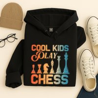 Cool Chess Art Chess Lover Chess Player Hoodie
