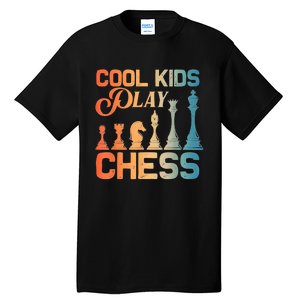 Cool Chess Art Chess Lover Chess Player Tall T-Shirt