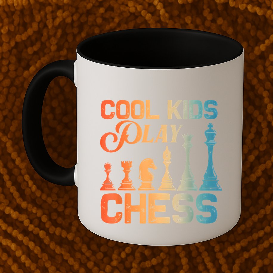 Cool Chess Art Chess Lover Chess Player Mug