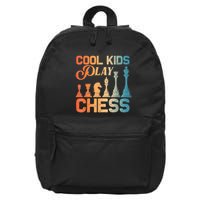Cool Chess Art Chess Lover Chess Player 16 in Basic Backpack