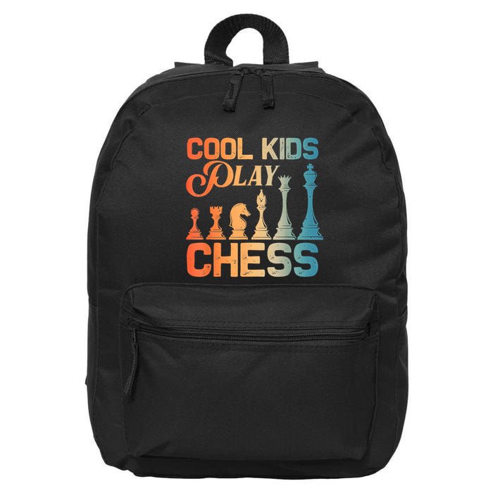 Cool Chess Art Chess Lover Chess Player 16 in Basic Backpack