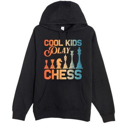 Cool Chess Art Chess Lover Chess Player Premium Pullover Hoodie