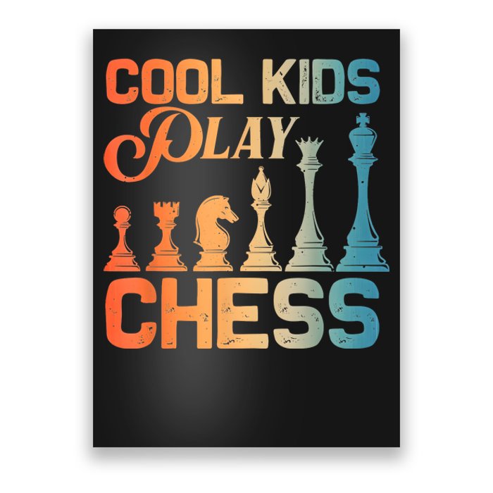 Cool Chess Art Chess Lover Chess Player Poster