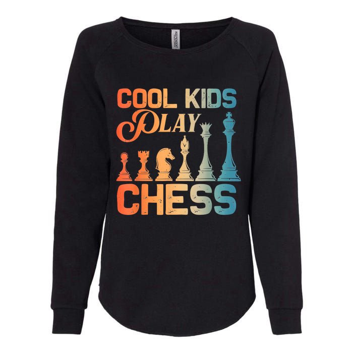 Cool Chess Art Chess Lover Chess Player Womens California Wash Sweatshirt