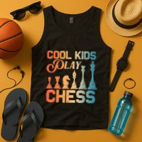 Cool Chess Art Chess Lover Chess Player Tank Top