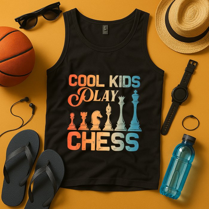 Cool Chess Art Chess Lover Chess Player Tank Top
