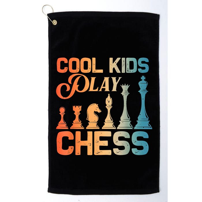 Cool Chess Art Chess Lover Chess Player Golf Towel
