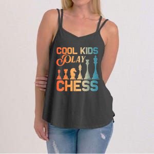 Cool Chess Art Chess Lover Chess Player Women's Strappy Tank