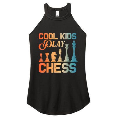 Cool Chess Art Chess Lover Chess Player Women's Perfect Tri Rocker Tank