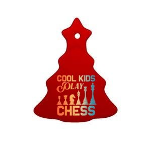 Cool Chess Art Chess Lover Chess Player Ceramic Tree Ornament