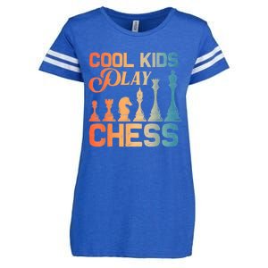 Cool Chess Art Chess Lover Chess Player Enza Ladies Jersey Football T-Shirt