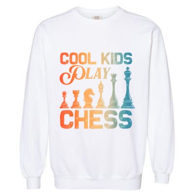 Cool Chess Art Chess Lover Chess Player Garment-Dyed Sweatshirt