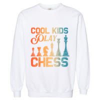 Cool Chess Art Chess Lover Chess Player Garment-Dyed Sweatshirt