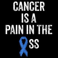 Colon Cancer Awareness Colonoscopy Pain In The Ass Funny Flat Bill Trucker Hat