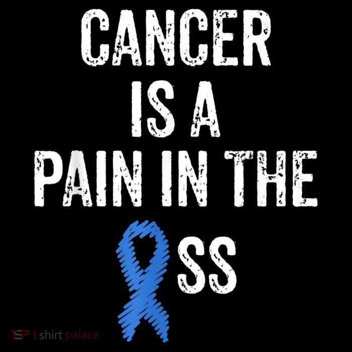 Colon Cancer Awareness Colonoscopy Pain In The Ass Funny 16 in Basic Backpack