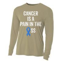 Colon Cancer Awareness Colonoscopy Pain In The Ass Funny Cooling Performance Long Sleeve Crew