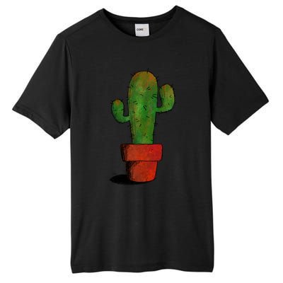 Cool Cactus Art Cacti Succulent Saguaro Gift Tall Fusion ChromaSoft Performance T-Shirt