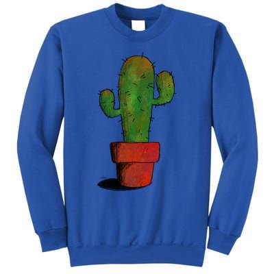 Cool Cactus Art Cacti Succulent Saguaro Gift Sweatshirt