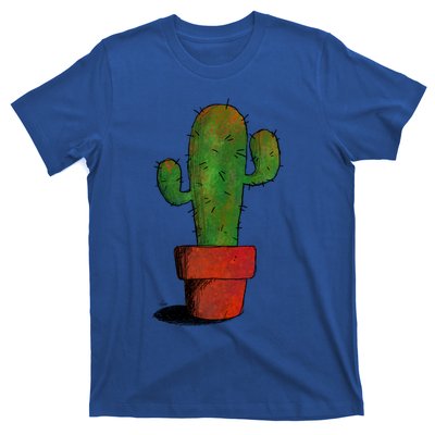 Cool Cactus Art Cacti Succulent Saguaro Gift T-Shirt