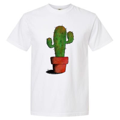 Cool Cactus Art Cacti Succulent Saguaro Gift Garment-Dyed Heavyweight T-Shirt